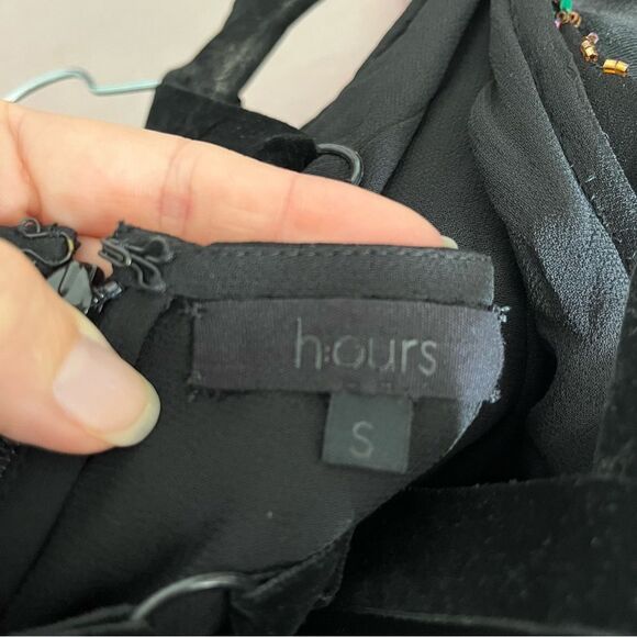 Revolve h:ours El Tulipan Beaded Mini Dress S - Picture 4 of 9